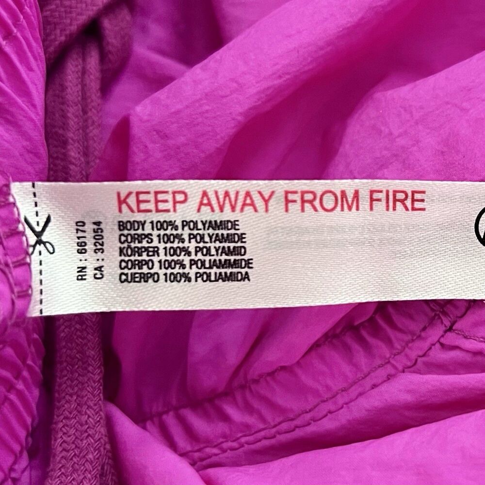 SOLD! Anthropologie Daily Practice Base Jump Parachute Pants Sz Small Hot Pink - Picture 9 of 10